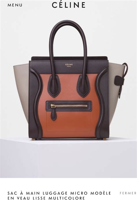 how much does a celine luggage bag cost